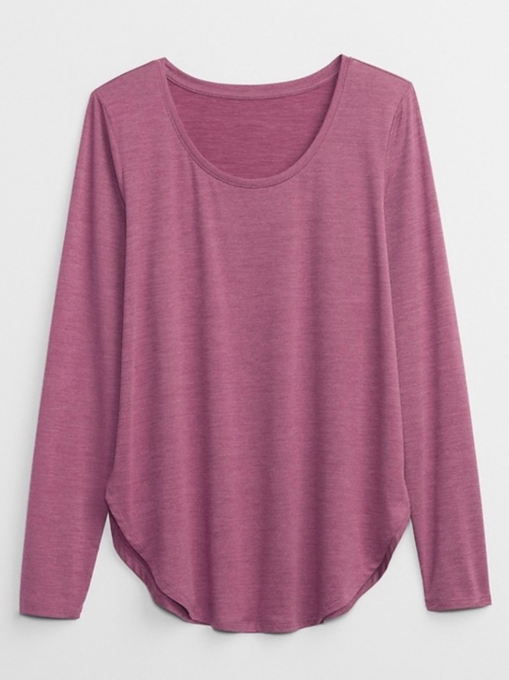 GAP Long Sleeve technical brushed jersey workout top XS